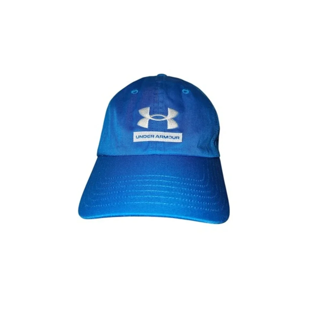 Under Armour Men's Baseball‎ Cap Blue Adjustable Strap Logo Embroidered
